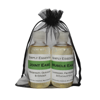 Muscle Ease & Joint Ease Massage oil gift set - Black bag