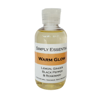 WARM GLOW MASSAGE OIL with Lemon, Ginger, Black Pepper & Rosemary 100ml