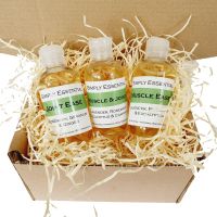Muscle & Joint Massage oil gift set box - 3 blends