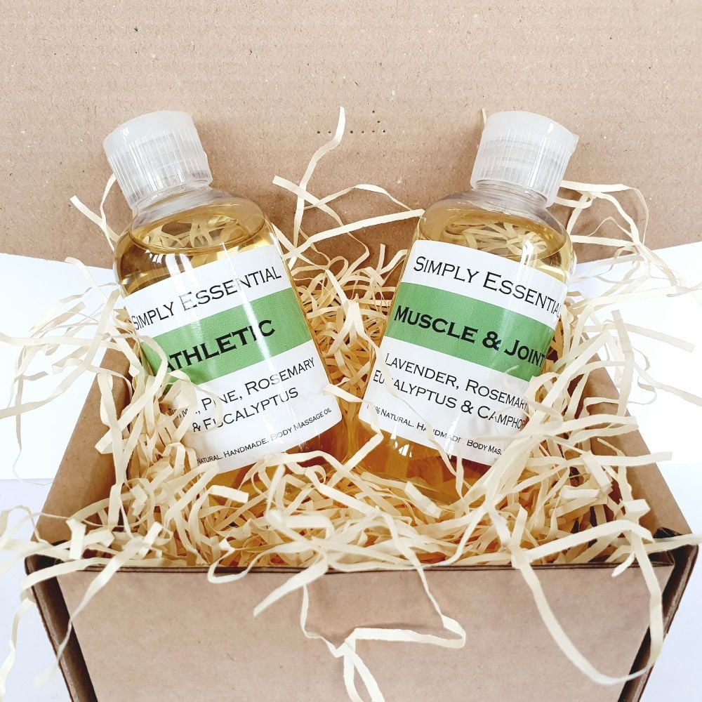 Athletic Muscle & Joint Massage oil Gift box set