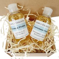Refreshing Foot and Body Massage oil Gift set Box
