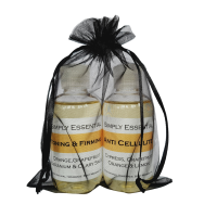 Anti Cellulite Toning & Firming Massage oil Gift set - Black bag