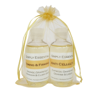 Anti Cellulite Toning & Firming Massage oil Gift set - Gold bag