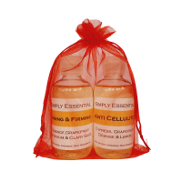 Anti Cellulite Toning & Firming Massage oil Gift set - Red bag