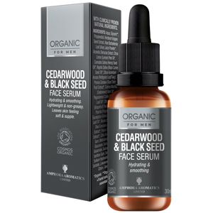 Organic Cedarwood & Blackseed Ginseng Hemp oil face serum for Men