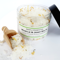 MUSCLE & JOINT BATH SALT SOAK with Lavender, Rosemary, Eucalyptus & Camphor 500g