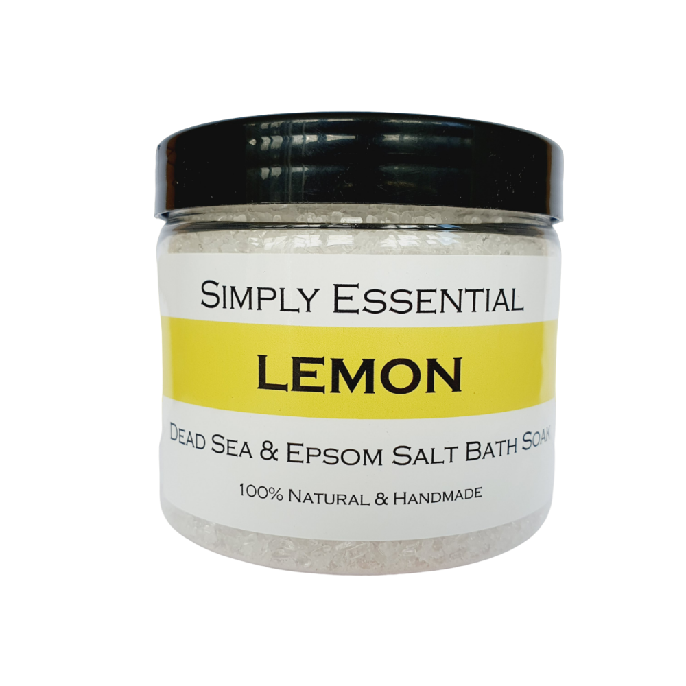LEMON Bath Salts with Dead Sea & Epsom salts 225g