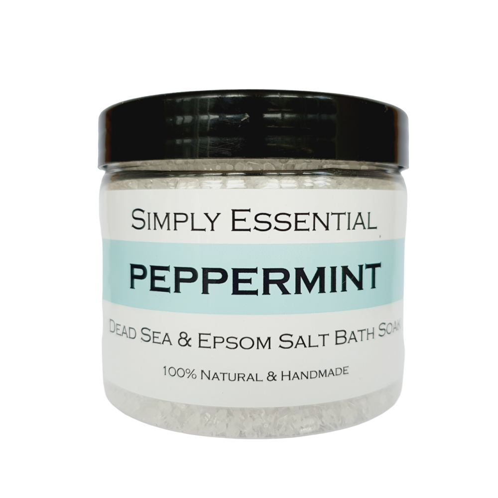PEPPERMINT BATH SOAK with Dead Sea & Epsom salts 225g
