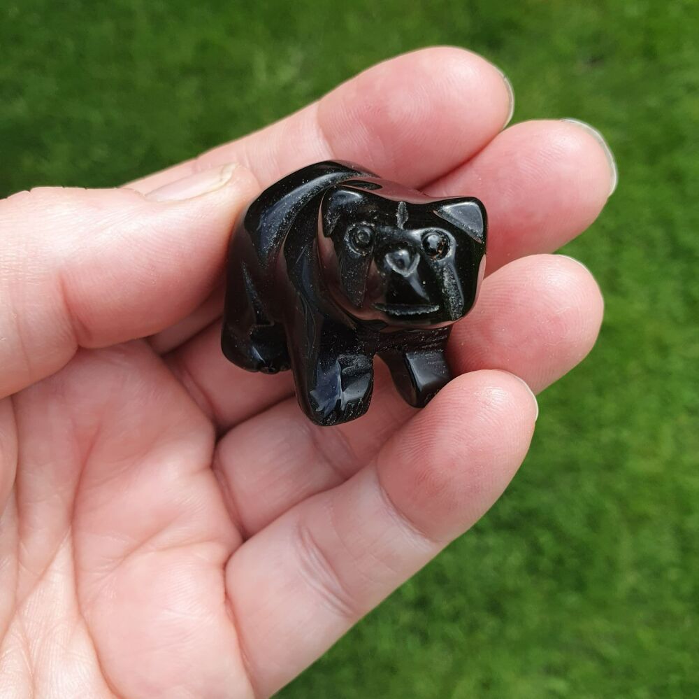 Black Obsidian Bear 4cm