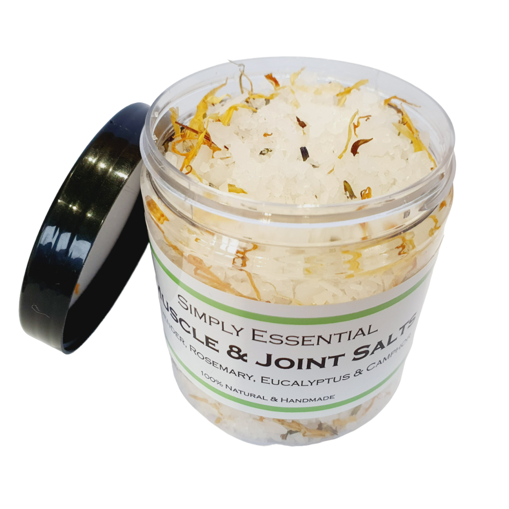 Muscle & Joint Bath Salts with Lavender, Rosemary, Eucalyptus & Camphor 250g