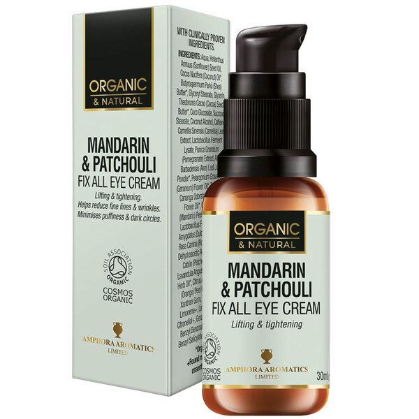 Mandarin & Patchouli oil fix all eye cream - Cosmos Organic 30ml