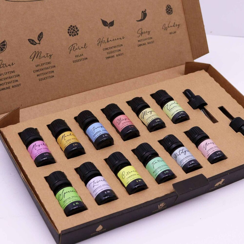 Aromatherapy Essential Oil Kit gift set box - Spring Essential oils collection