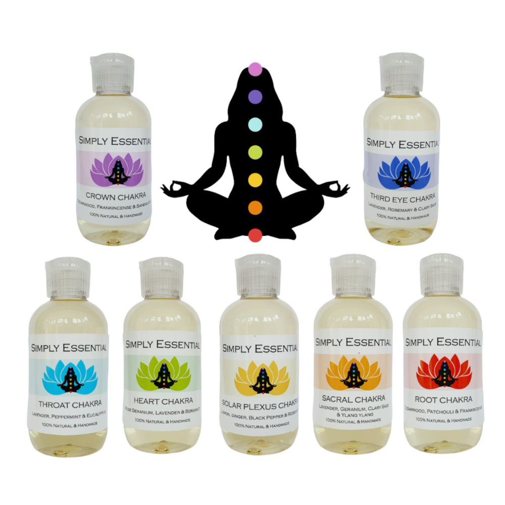 CHAKRA MASSAGE OIL - All 7 Chakra massage oils