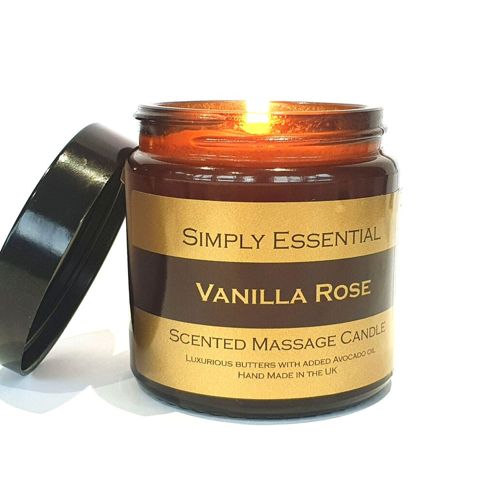 VANILLA ROSE Massage Candle 60g