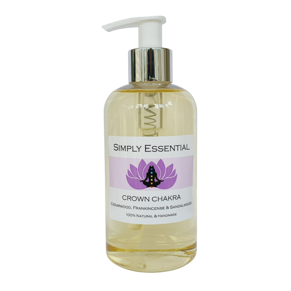 CROWN CHAKRA MASSAGE OIL with Cedarwood, Frankincense and Sandalwood 250ml