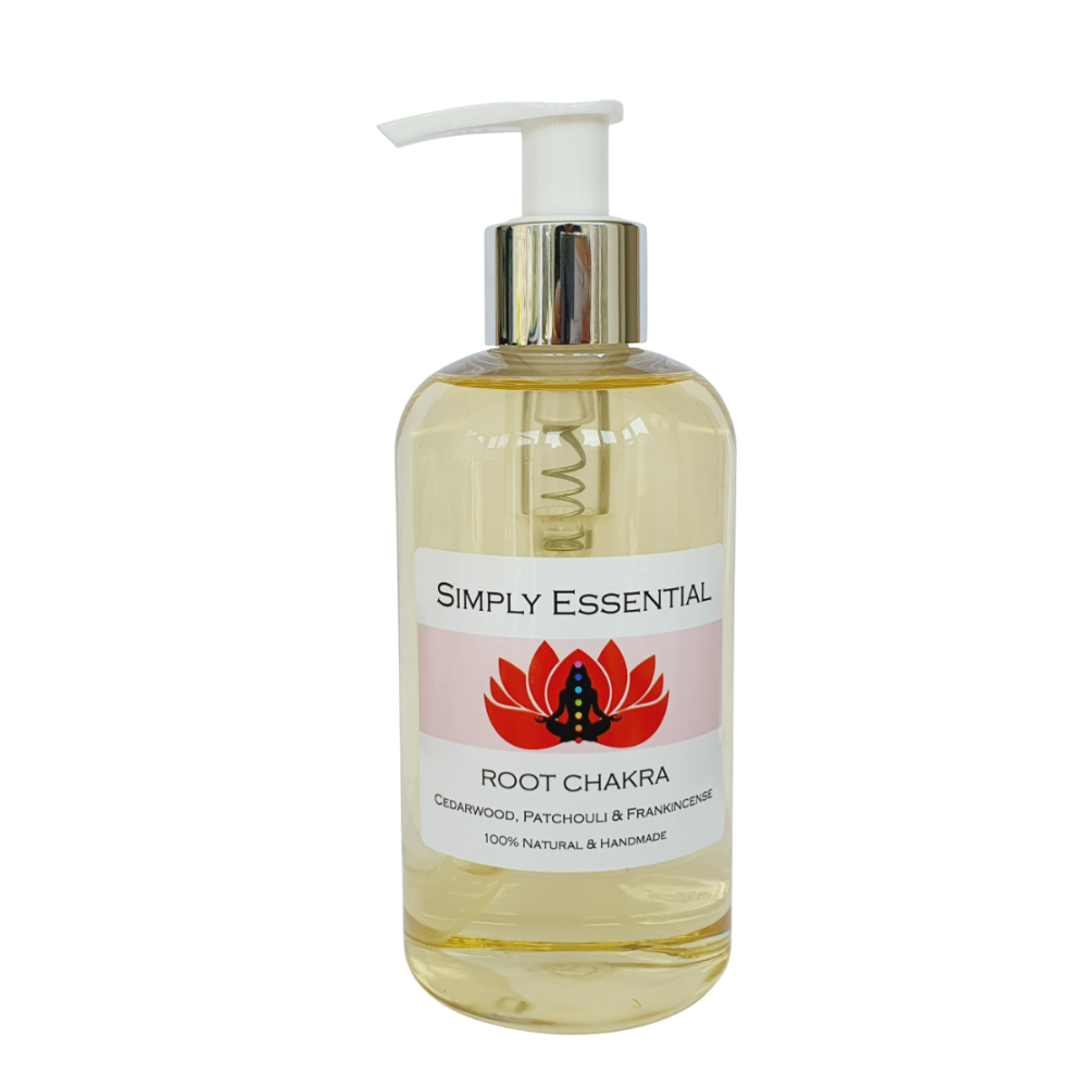 ROOT CHAKRA MASSAGE OIL with Cedarwood, Patchouli & Frankincense 250ml