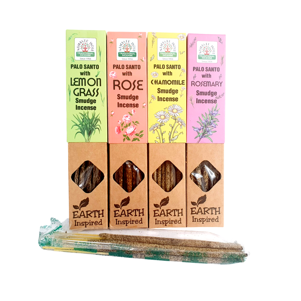 Earth Inspired Smudge incense sticks 4 Pack