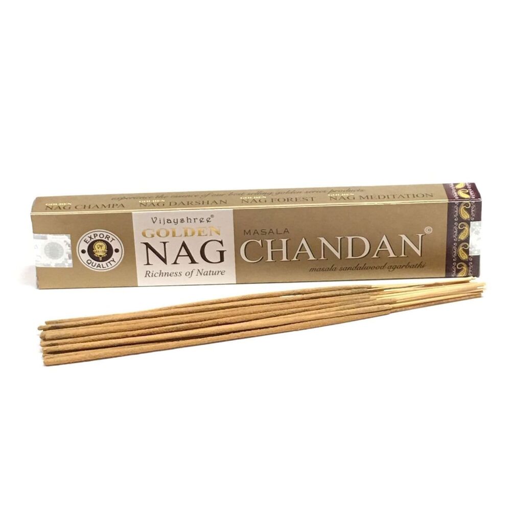 Golden Nag Chandan Incense Sticks