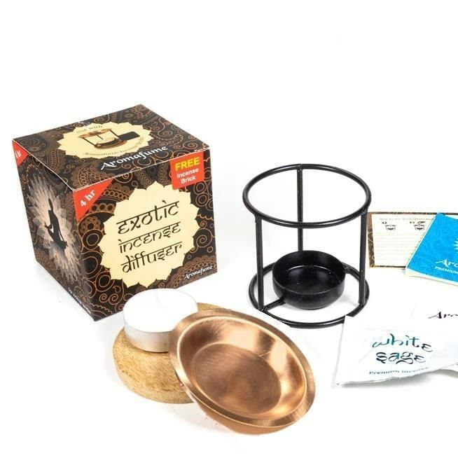 Aromafume incense diffuser with Cork coaster