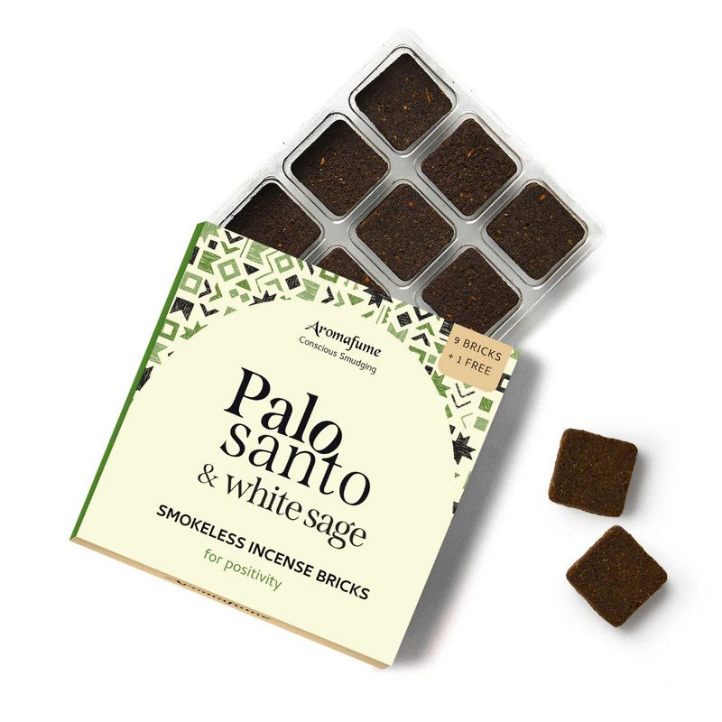 Aromafume Incense Bricks - Palo Santo & White Sage