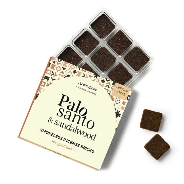 Aromafume Incense Bricks - Palo Santo & Sandalwood