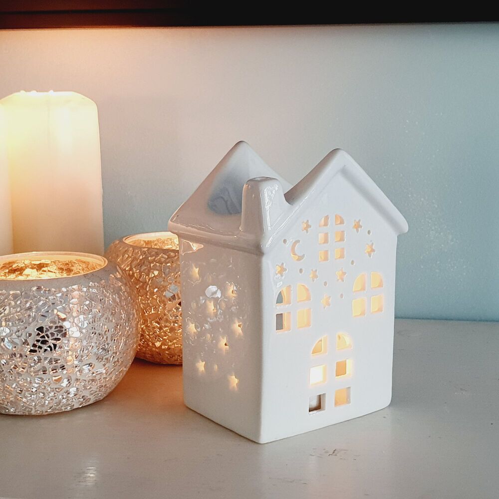 House White Ceramic oil burner
