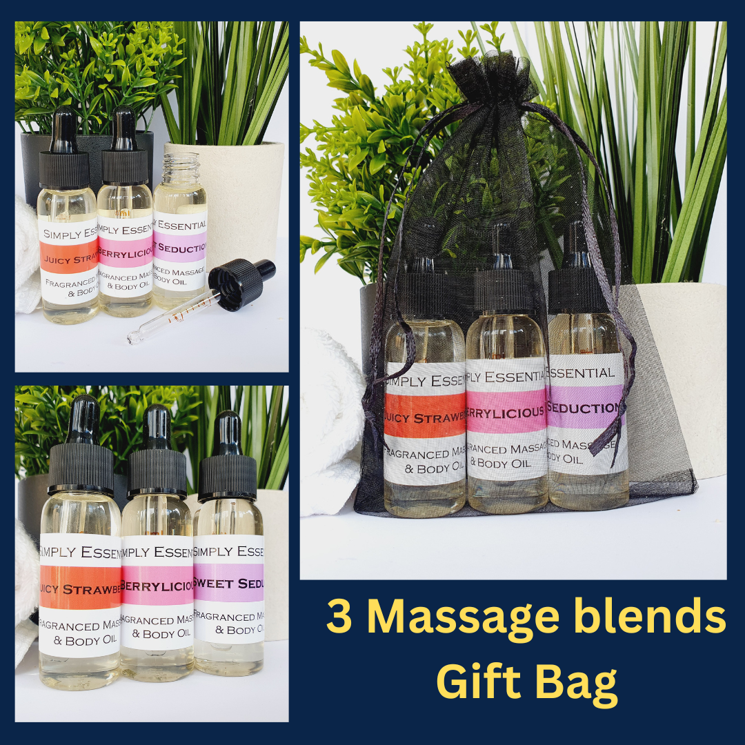 Sweet Seduction Massage oil Gift set - Bag of 3 blends