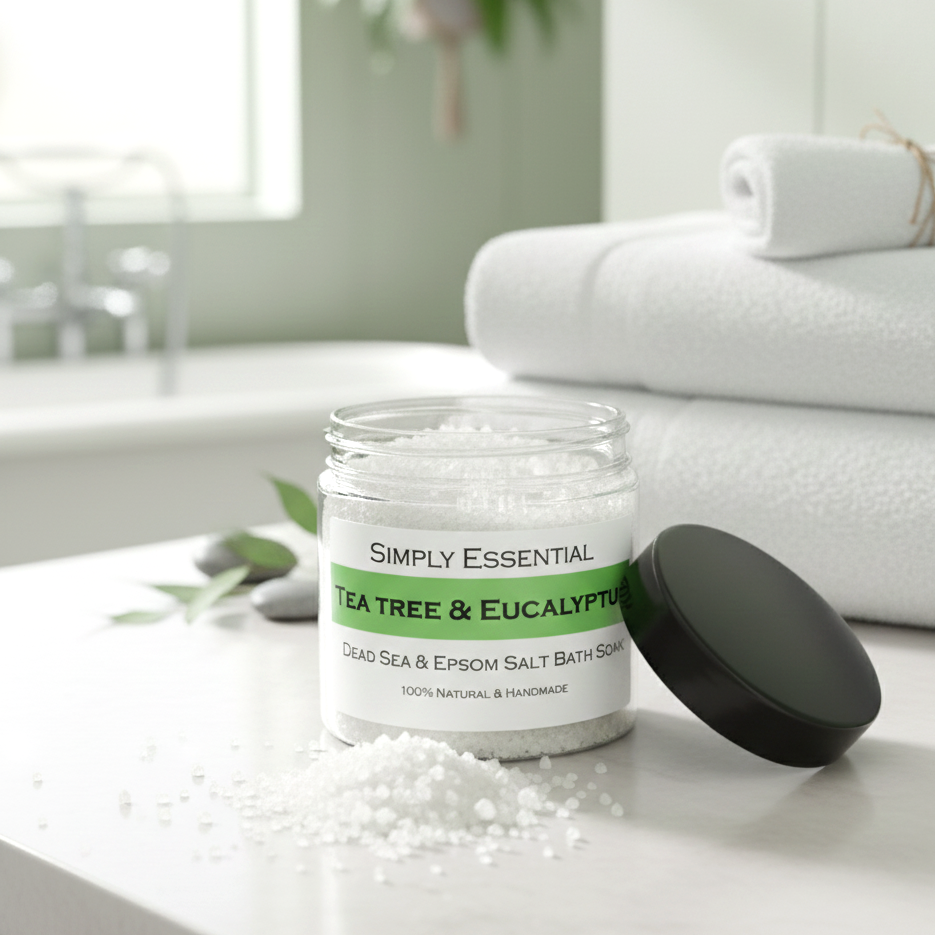 TEA TREE & EUCALYPTUS Dead Sea & Epsom Bath Salts 225g