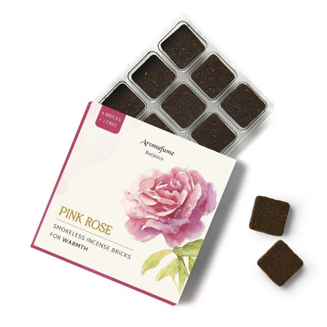 Aromafume Incense Bricks - Pink Rose