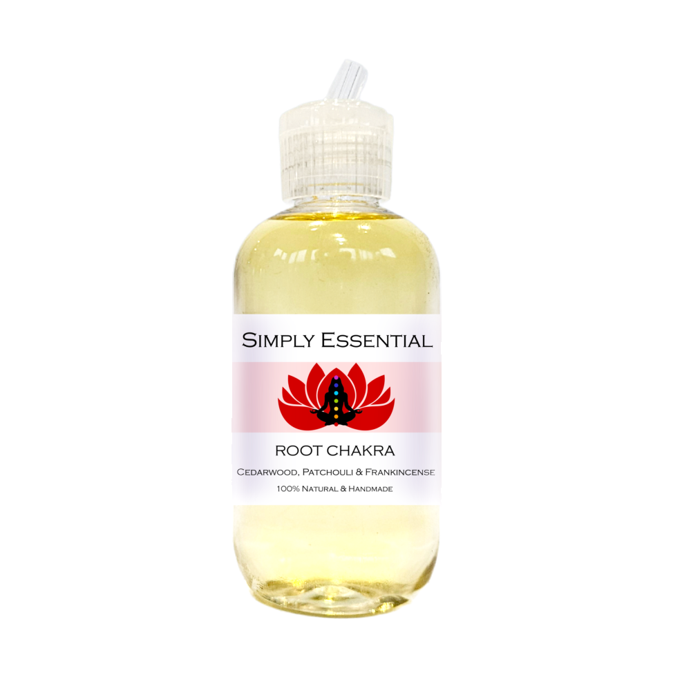ROOT CHAKRA MASSAGE OIL with Cedarwood, Patchouli & Frankincense 100ml