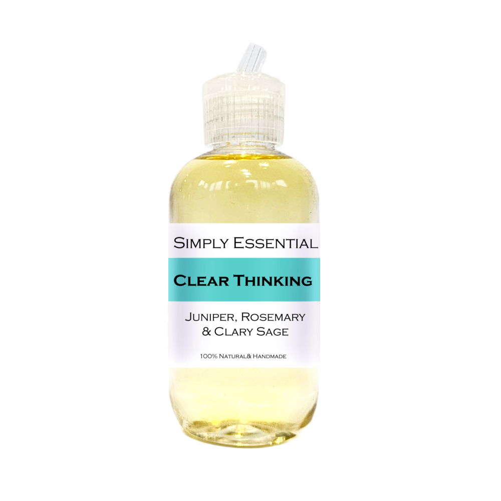 CLEAR THINKING MASSAGE OIL with Juniperberry, Rosemary & Clary Sage 100ml
