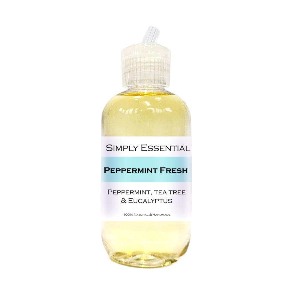 PEPPERMINT FRESH MASSAGE OIL with  with Peppermint, Tea tree & Eucalyptus 100ml