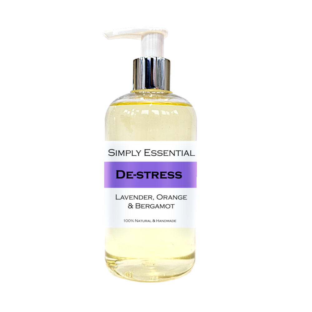 DE-STRESS MASSAGE OIL with Lavender, Orange & Bergamot 250ml