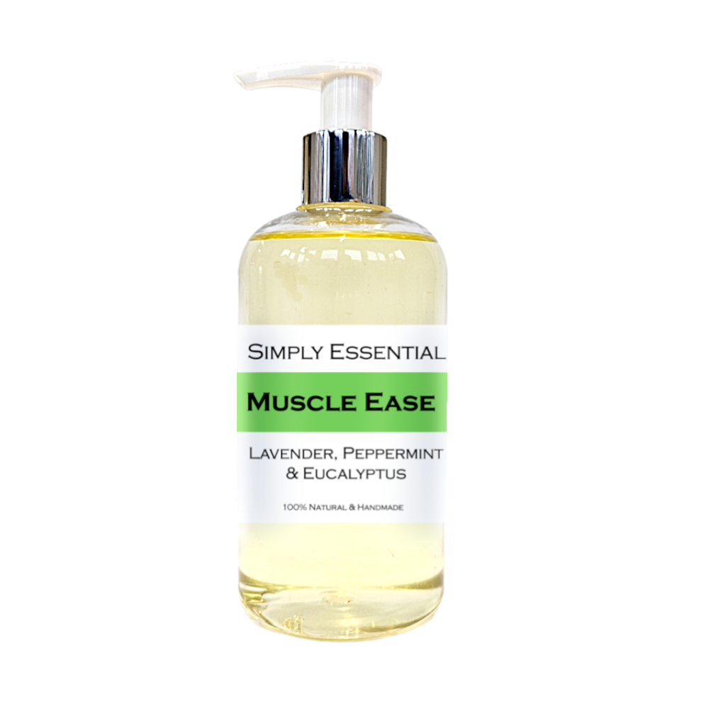 MUSCLE EASE MASSAGE OIL with Lavender, Peppermint & Eucalyptus 250ml