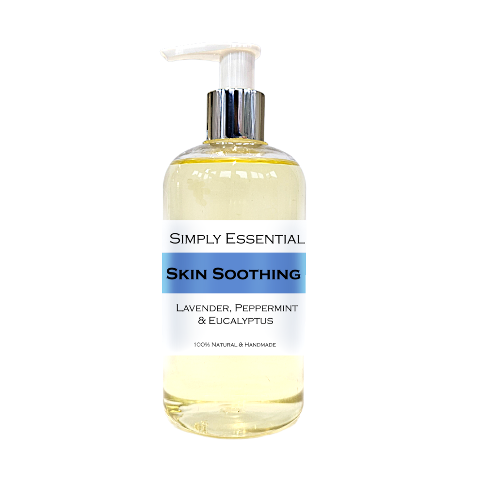 SKIN SOOTHING SHAVING OIL with Lavender, Peppermint & Eucalyptus 250ml