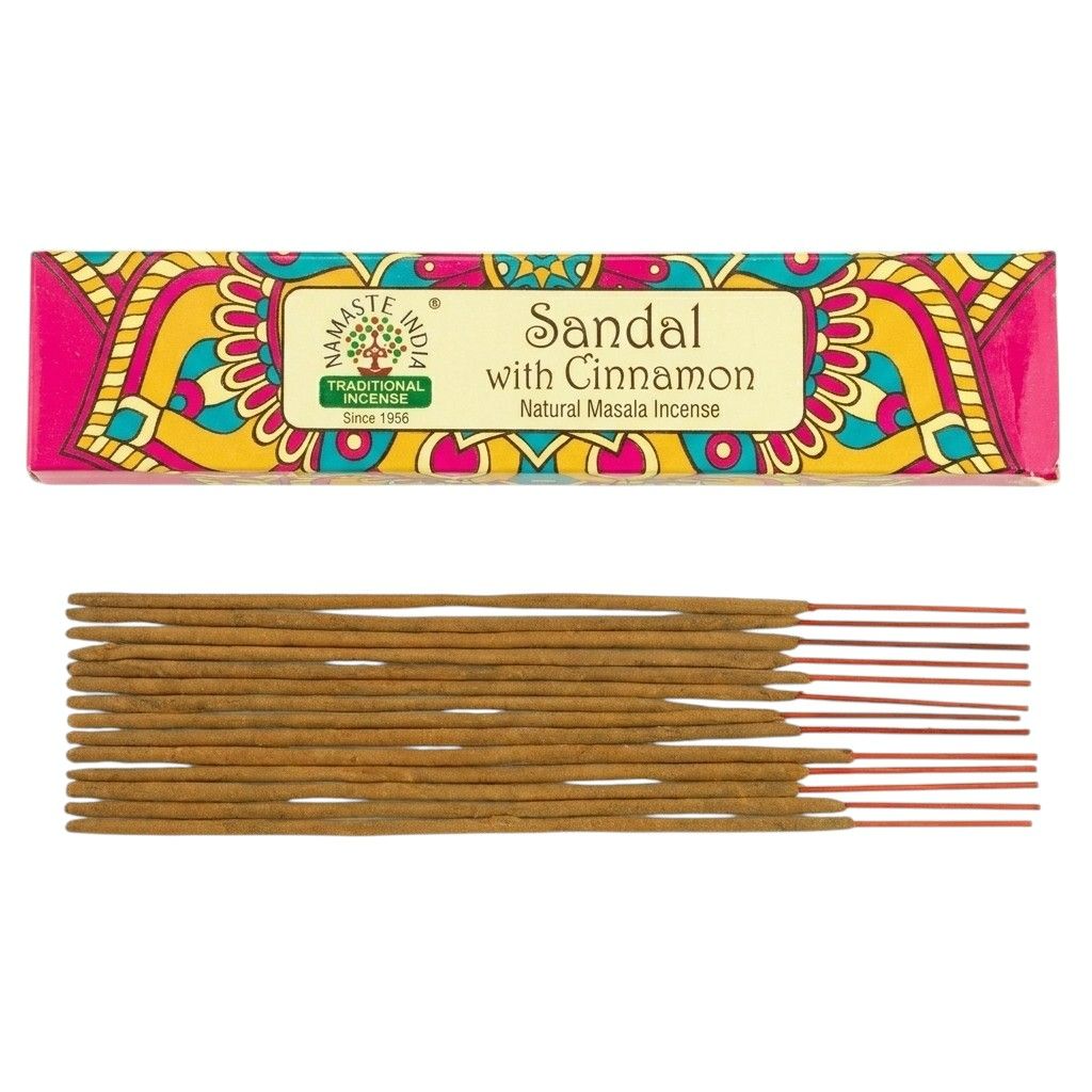 Namaste Mandala Masala incense sticks - Sandalwood with Cinnamon