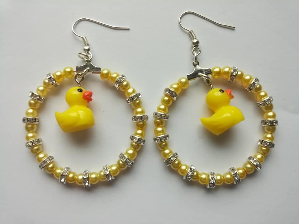 Lovely duck earrings