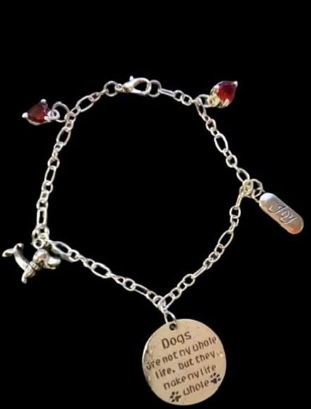 Lovely Dog charm bracelet