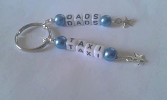 Dad Taxi Keyring