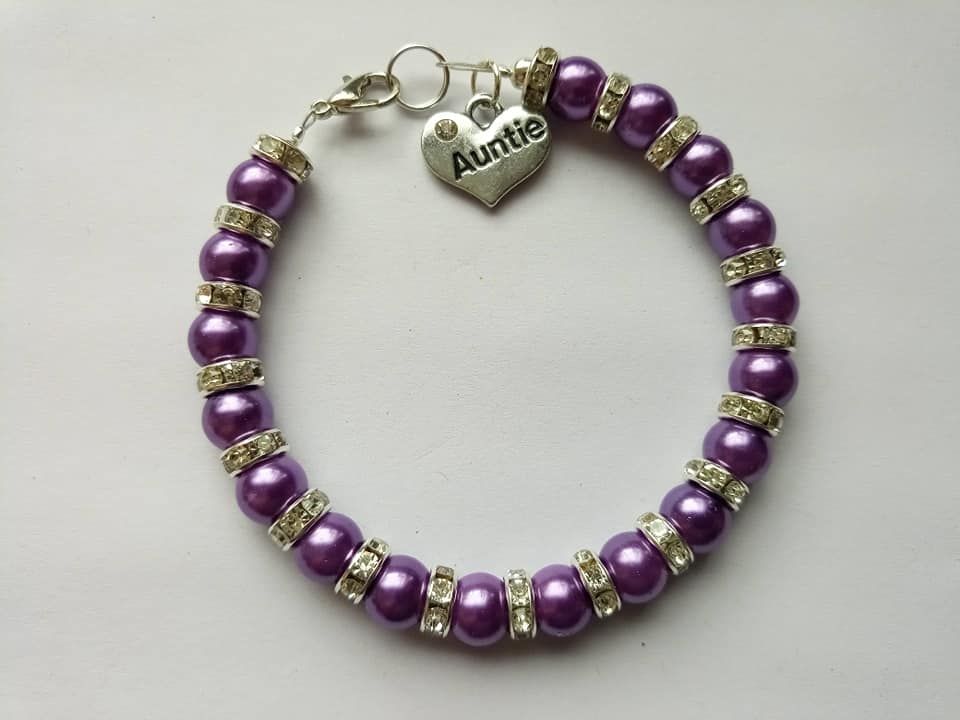 Dark Purple Auntie Bracelet