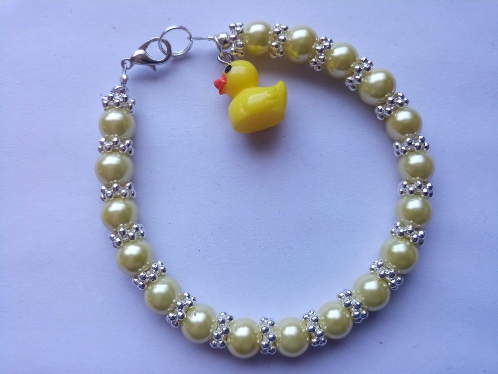 Yellow Duck Bracelet