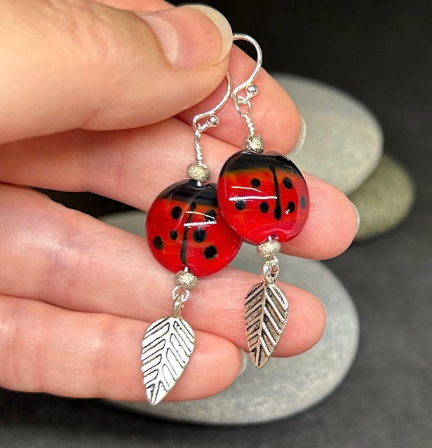 Ladybug earrings