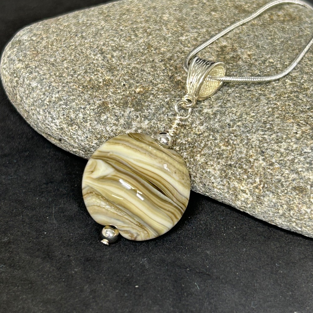 Purbeck lampwork pendant