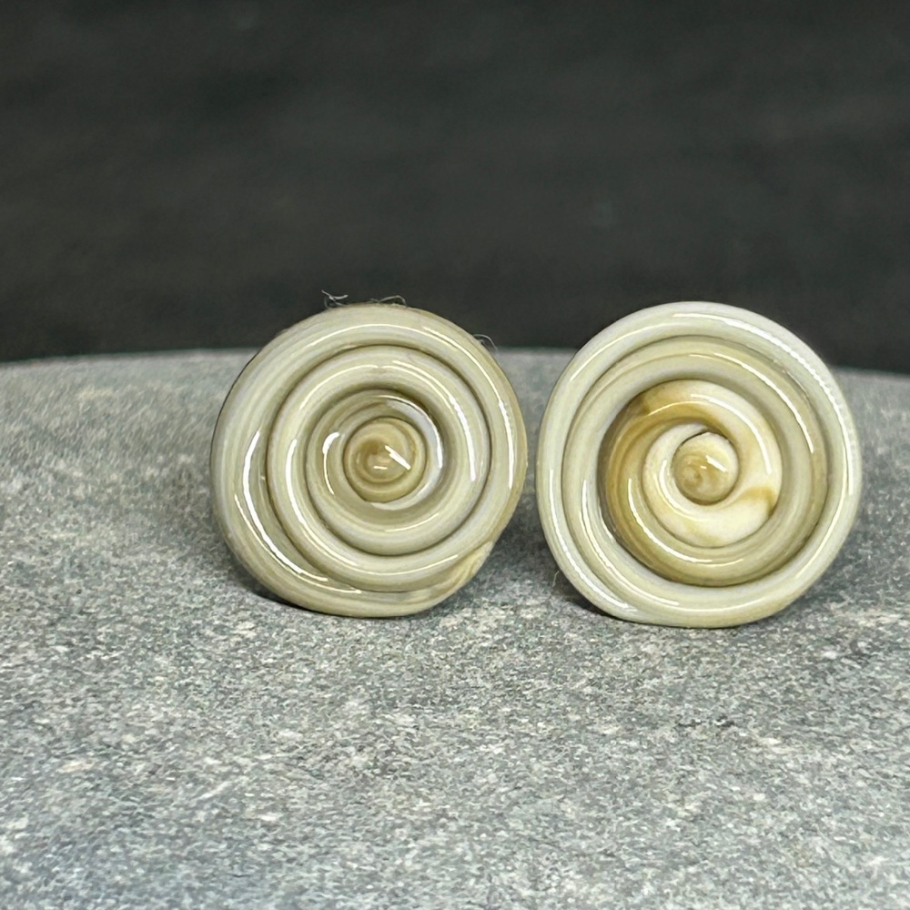 Purbeck disc earrings