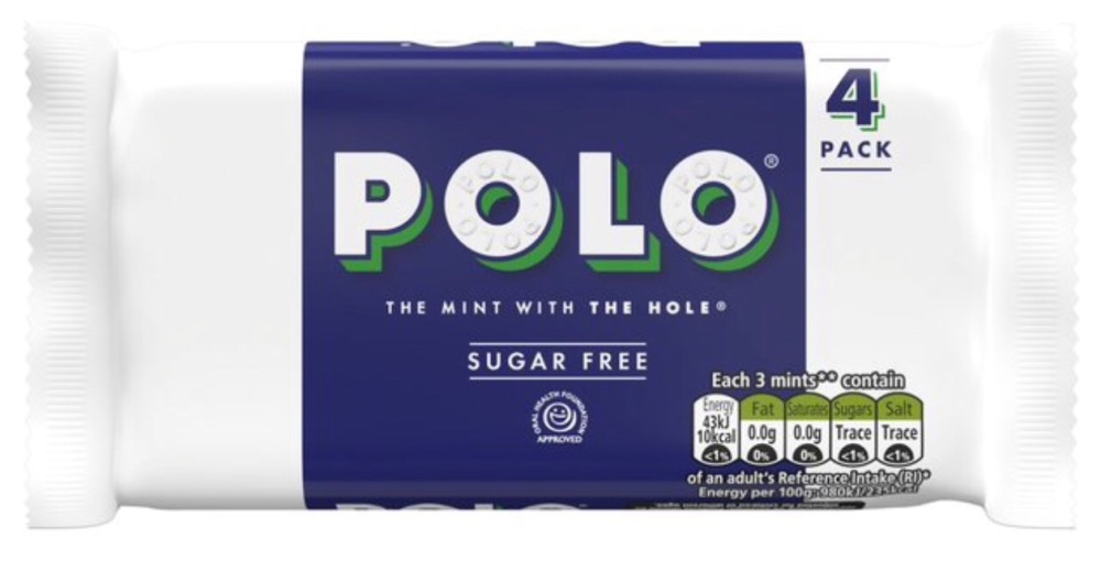 Polo sugar free 4 pack best before 12/2020