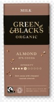 Green and Black Almond 90gm bar best before 02/2023 price for 12 bars free postage