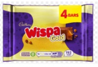 Cadbury wispa gold 4 pack best before 17/5/2024 price for 5 packs (20 bars) includes free postage