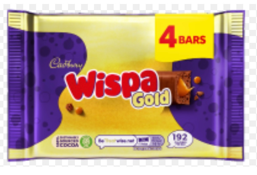 Cadbury wispa gold 4 pack best before 17/5/2024 price for 5 packs (20 bars) includes free postage