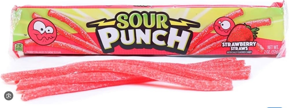 Sour patch strawberry 128gm USA, best before 28/6/2022 price for 6 includes