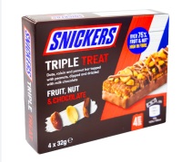 Triple treat with nuts snickers 4 pack best before 21/12/2023 price for 10 packs includes free postage